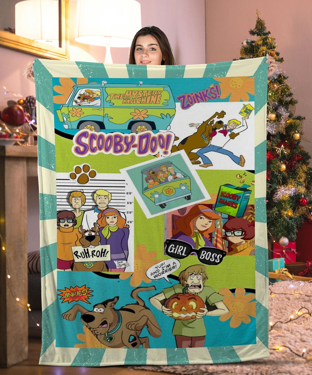 I’m A Worrier Shaggy Quote Scooby Doo Blanket