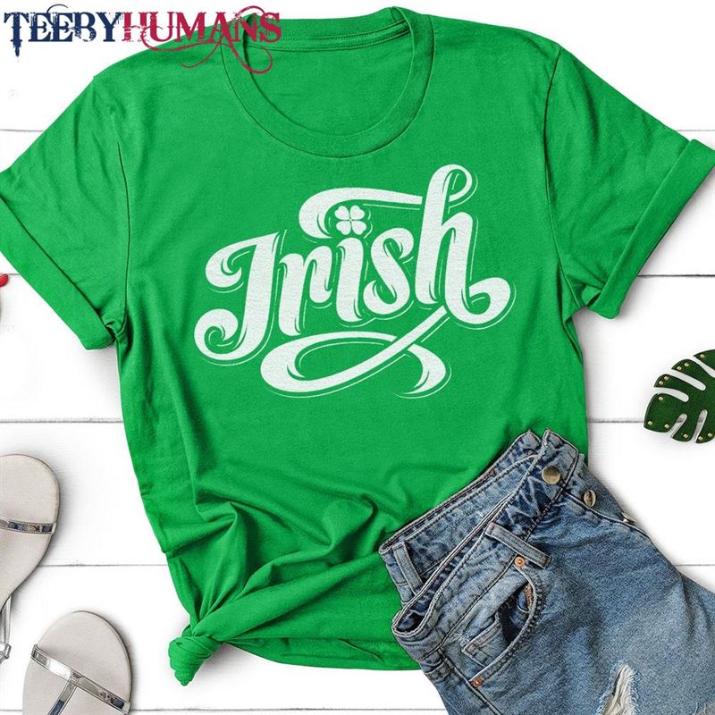 Irish Calligraphy St Patrick’s Day Unisex Men Women Sweatshirt