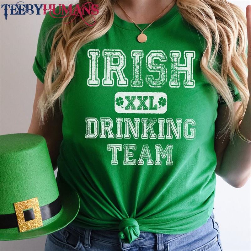 Irish Drinking Team Funny St Patrick’s Day Unisex Men Women Sweatshirt Classic