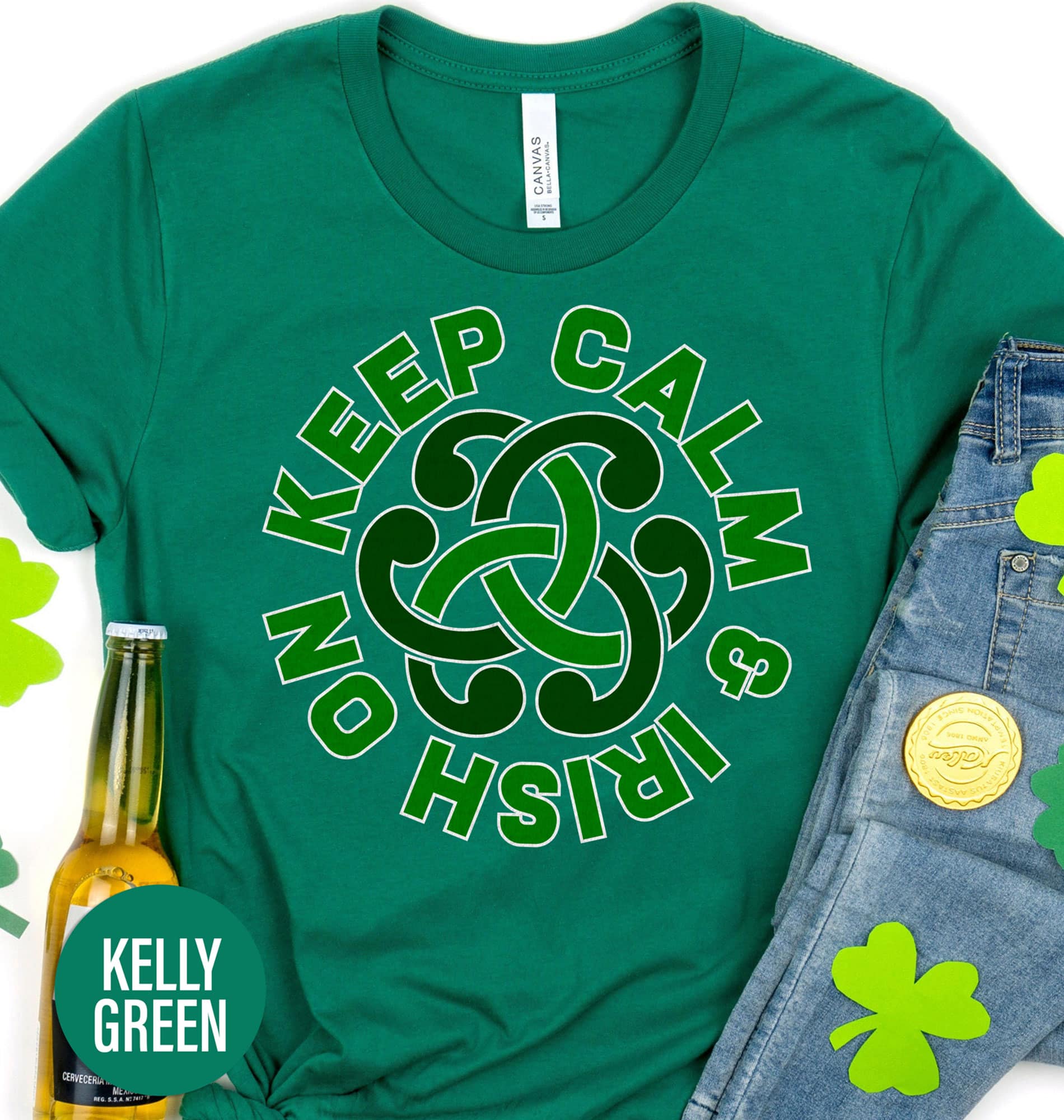 Keep Calm & Irish On St. Patrick’s Day T shirt