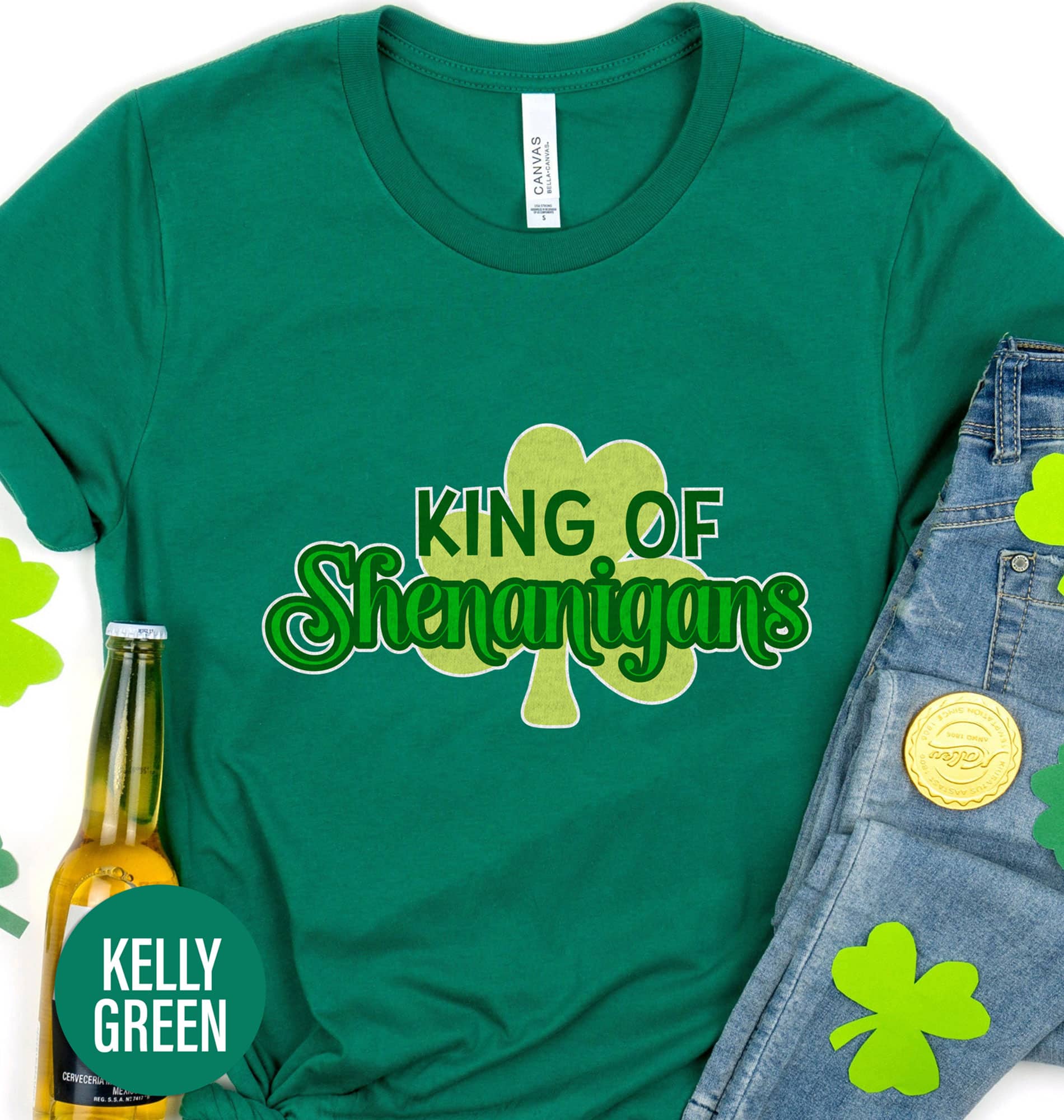 King of Shenanigans St. Patrick’s Day T shirt