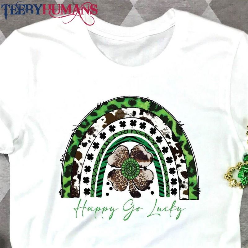 Leopard Shamrock Shirt St Patricks Day Lucky Unisex Sweatshirt