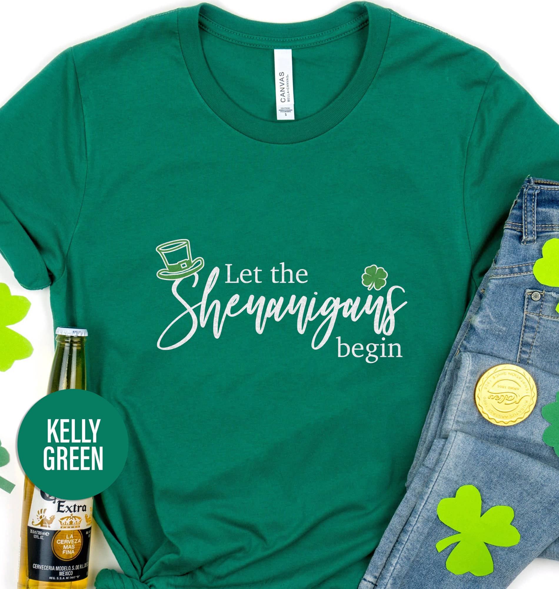 Let the Shenanigans Begin Tee St. Patrick’s Day T shirt