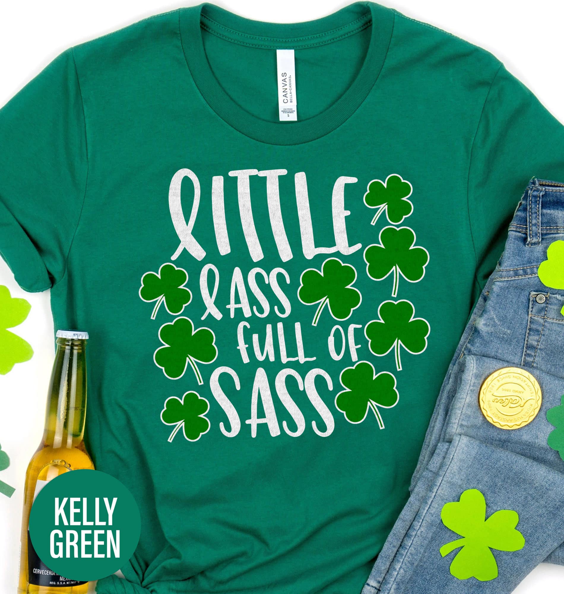 Little Sass Full of Sass St. Patrick’s Day T shirt