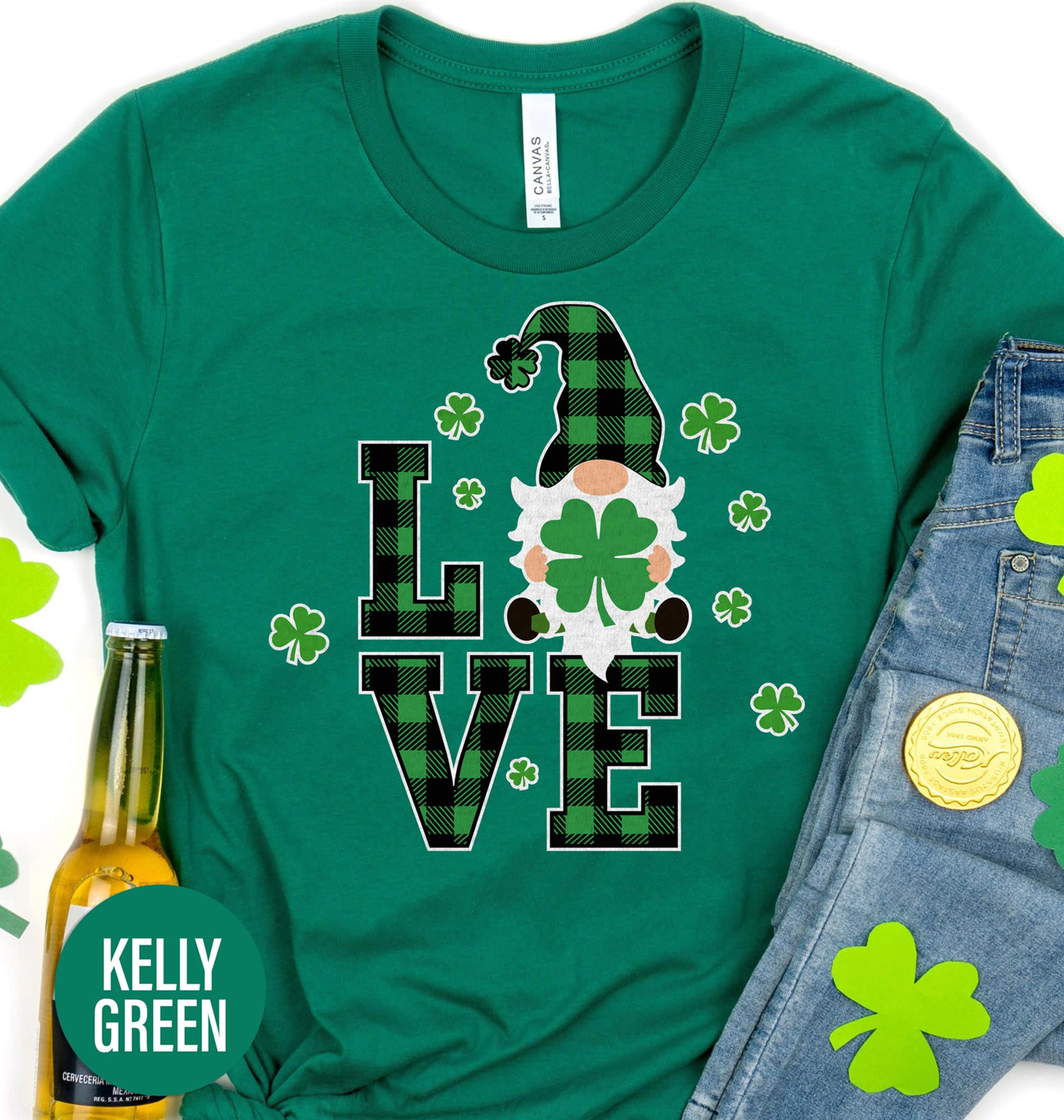 Love Gnome St. Patrick’s Day T shirt