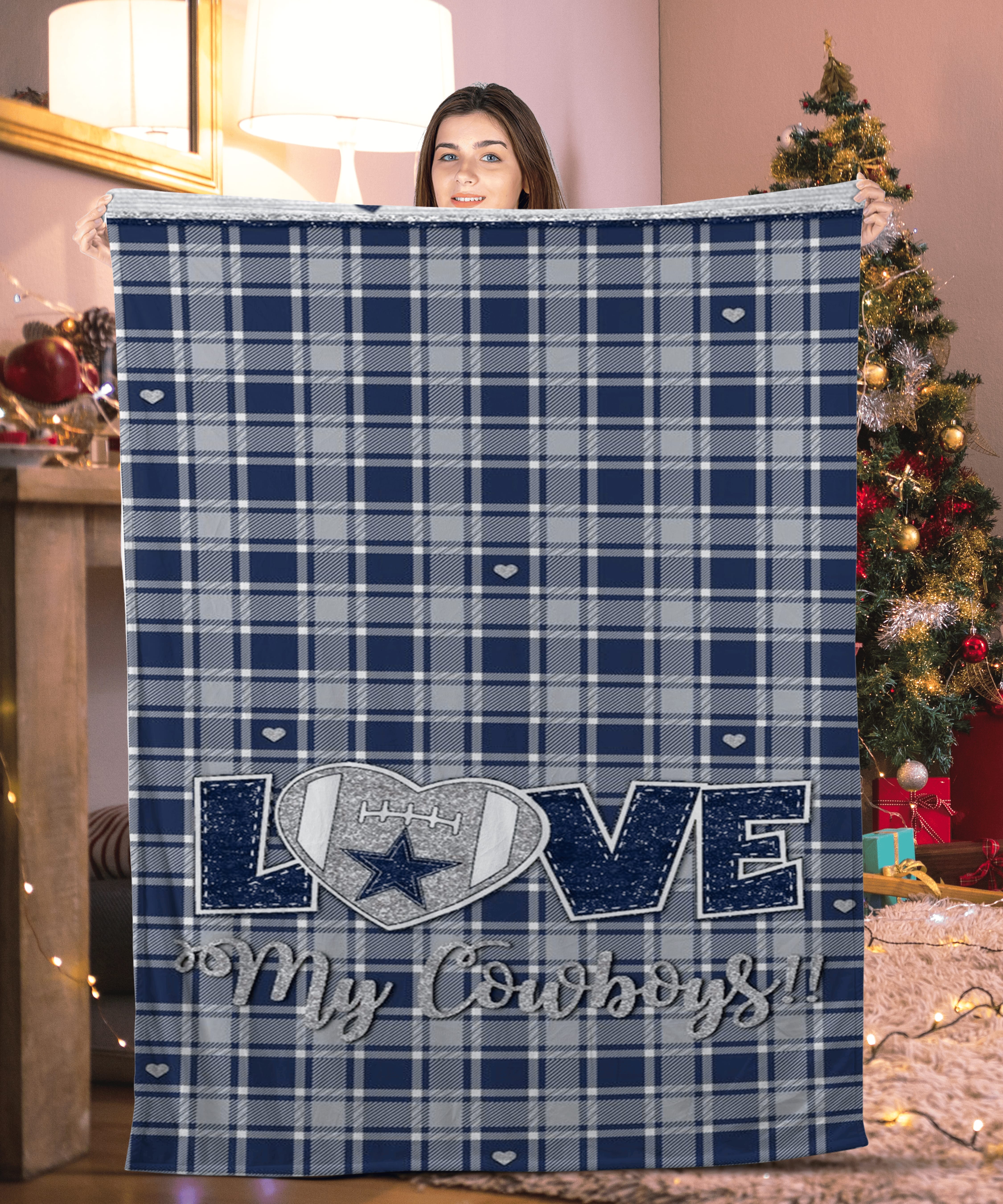 Love My Cowboys Dallas Cowboys Blanket