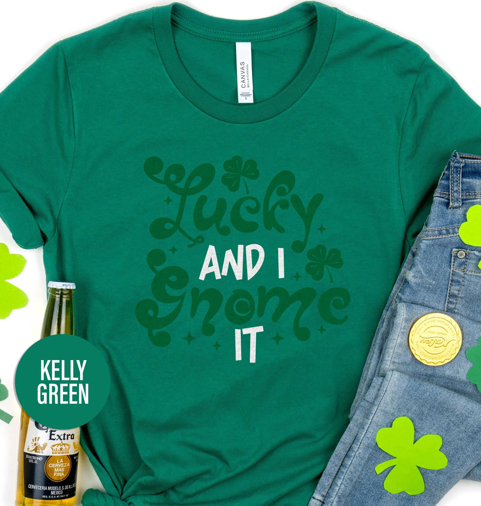 Lucky and I Gnome it T- St. Patrick’s Day T shirt