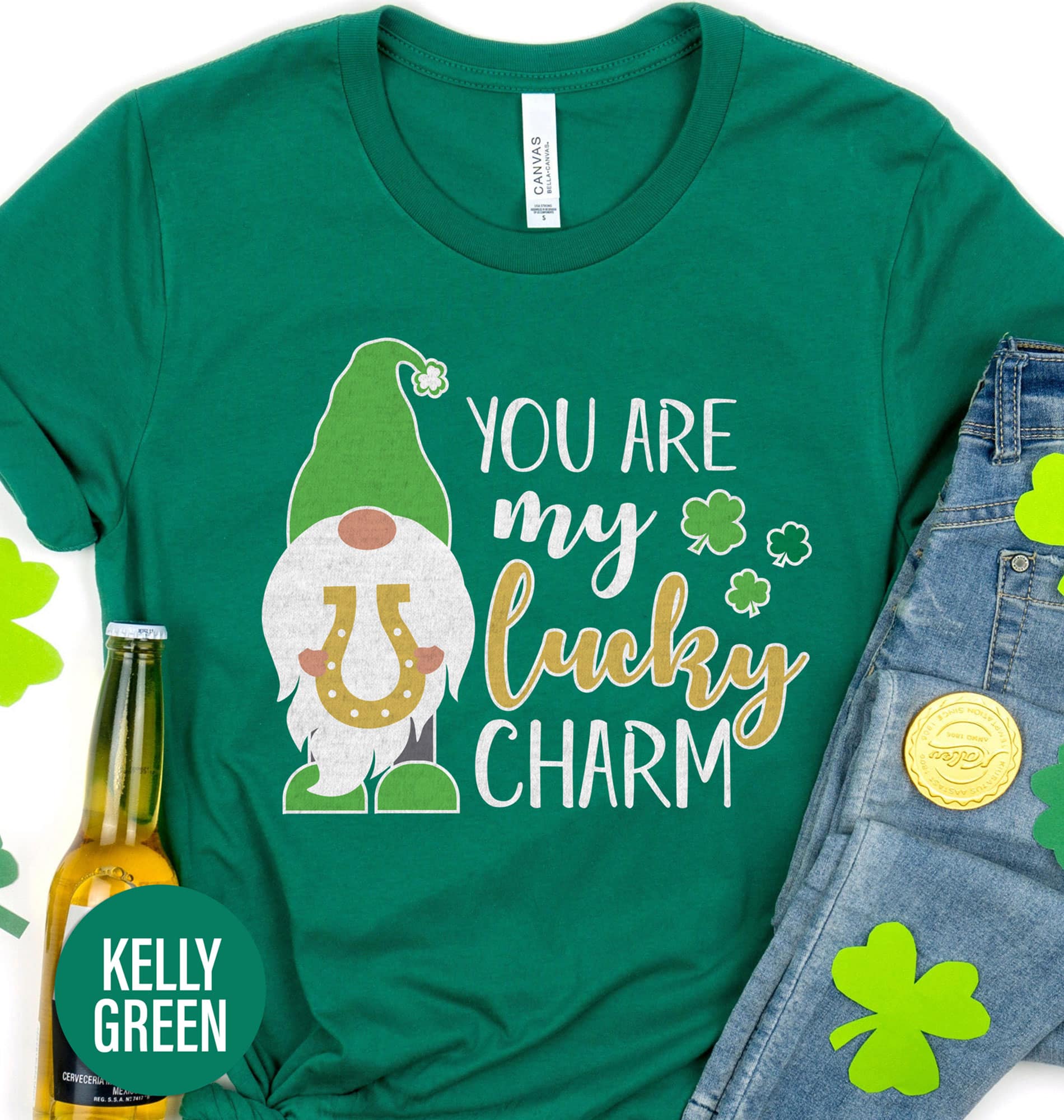 Lucky charm Gnome St. Patrick’s Day T shirt