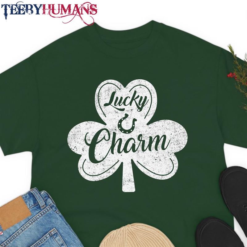 Lucky Charm Irish Roots Ireland Shamrock St Patrick Sweatshirt Classic