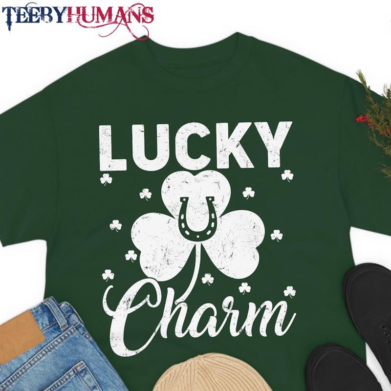 Lucky Charm Irish Roots Ireland Shamrock St Patrick Sweatshirt Hoodie