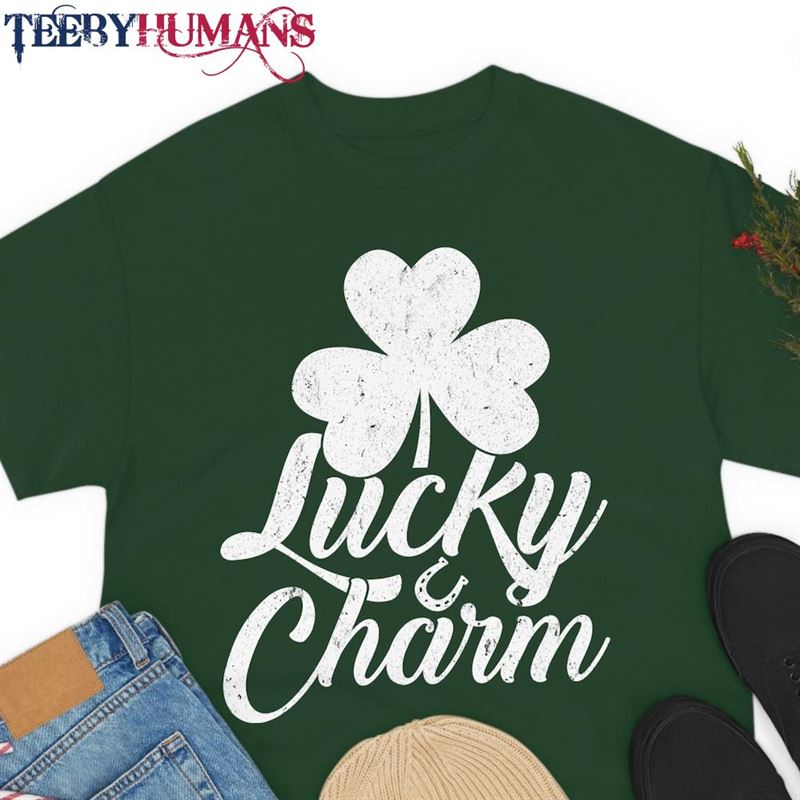 Lucky Charm Irish Roots Ireland Shamrock St Patrick T-Shirt Classic