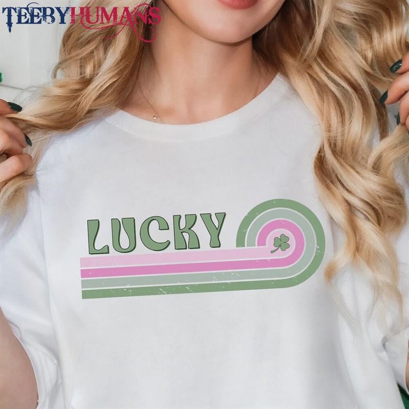 Lucky Clover Rainbow St Patricks Day Shirt Shamrock Saint T-Shirt Hoodie