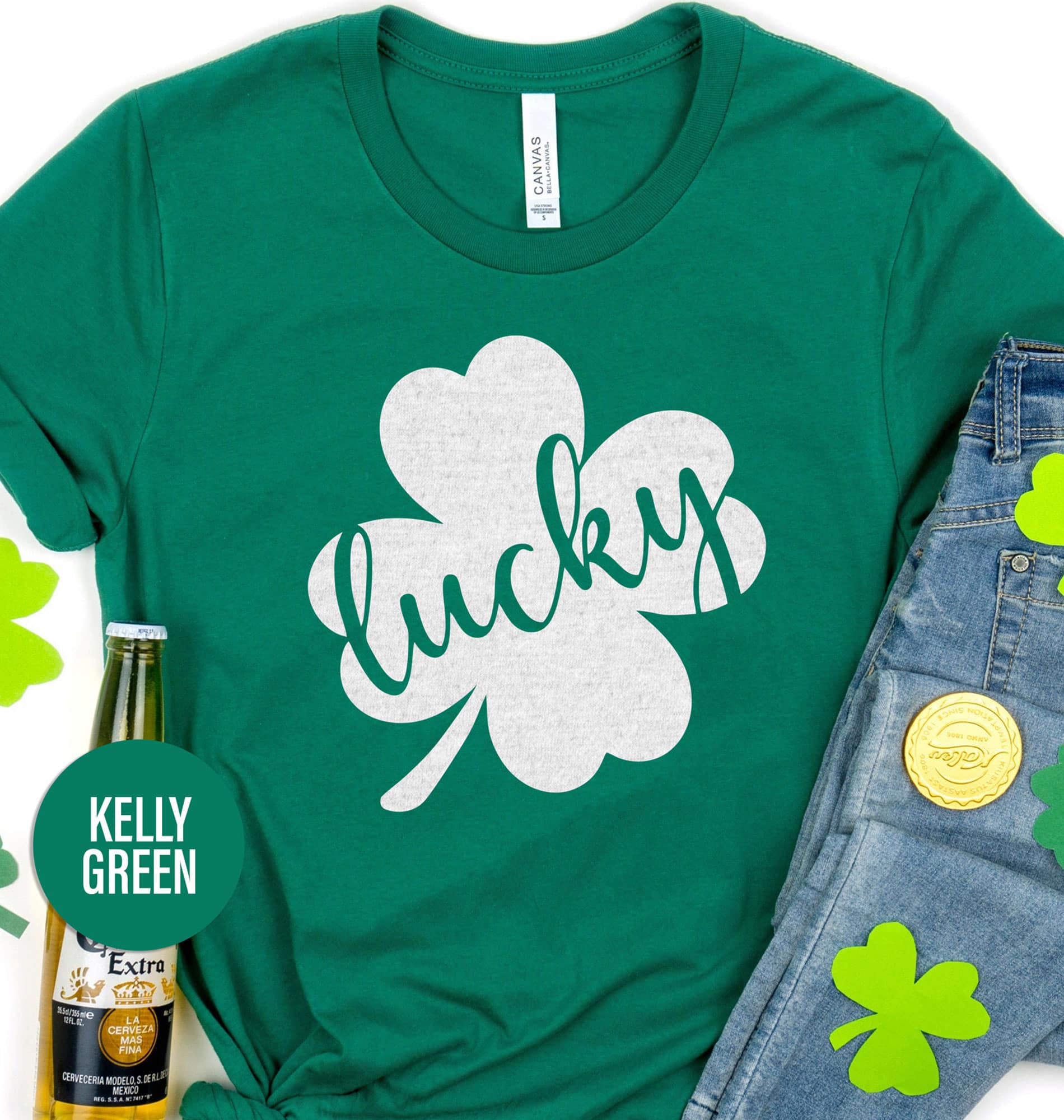 Lucky Clover T- St. Patrick’s Day T shirt