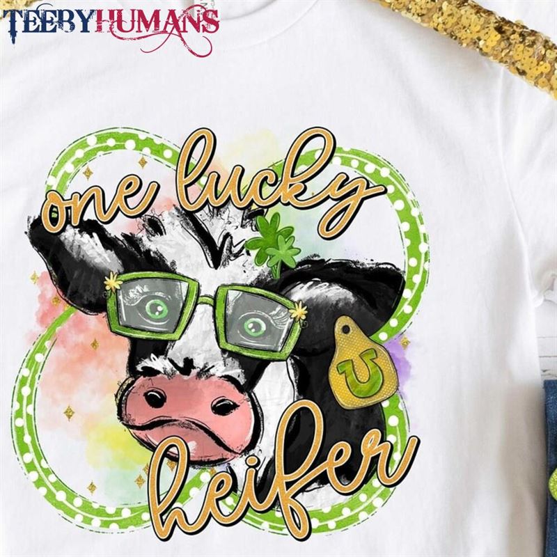 Lucky Cow Patrick Day Shirt Hoodie Classic