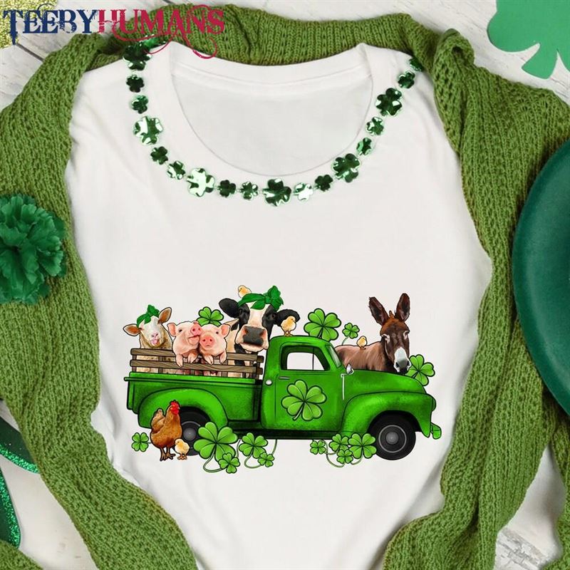 Lucky Farm Car Patrick Day Shirt Hoodie Classic