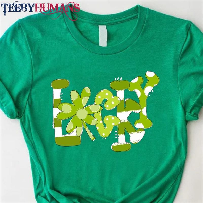 Lucky Shirt St Patricks Day Clover T-Shirt Hoodie