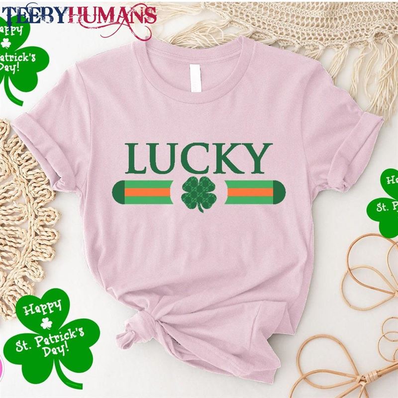 Lucky Shirt St Patricks Day Cute Pattys Shamrock Unisex Tee Patty’s Hoodie T-Shirt