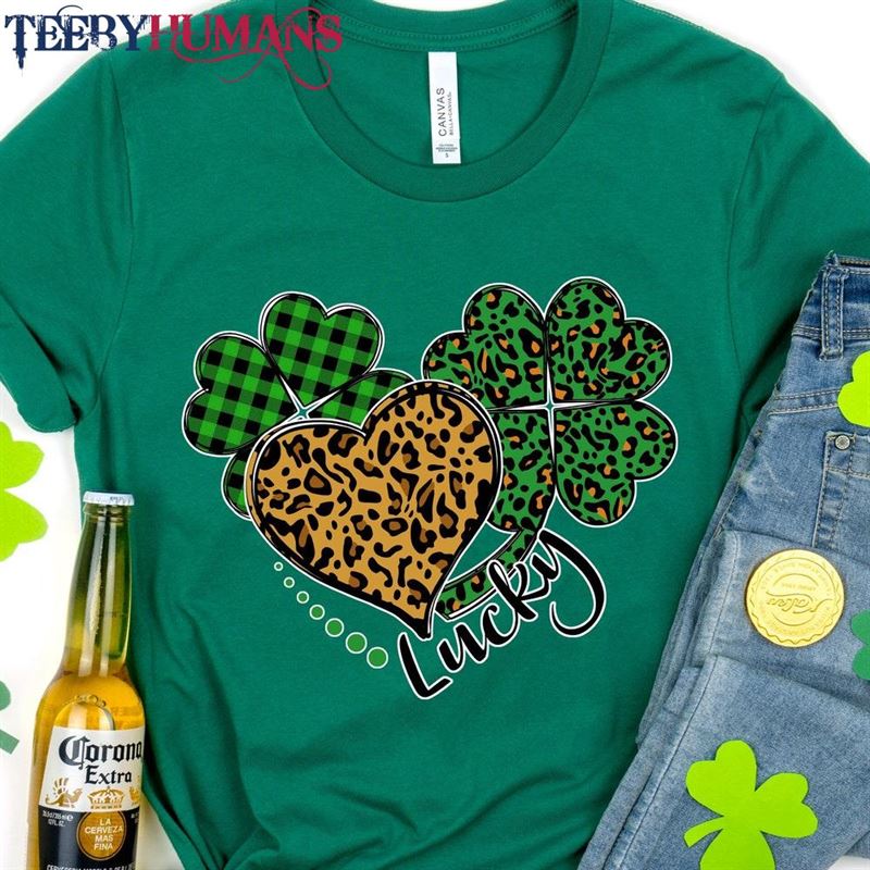 Lucky Shirt St Patricks Day Shamrock Hoodie Unisex