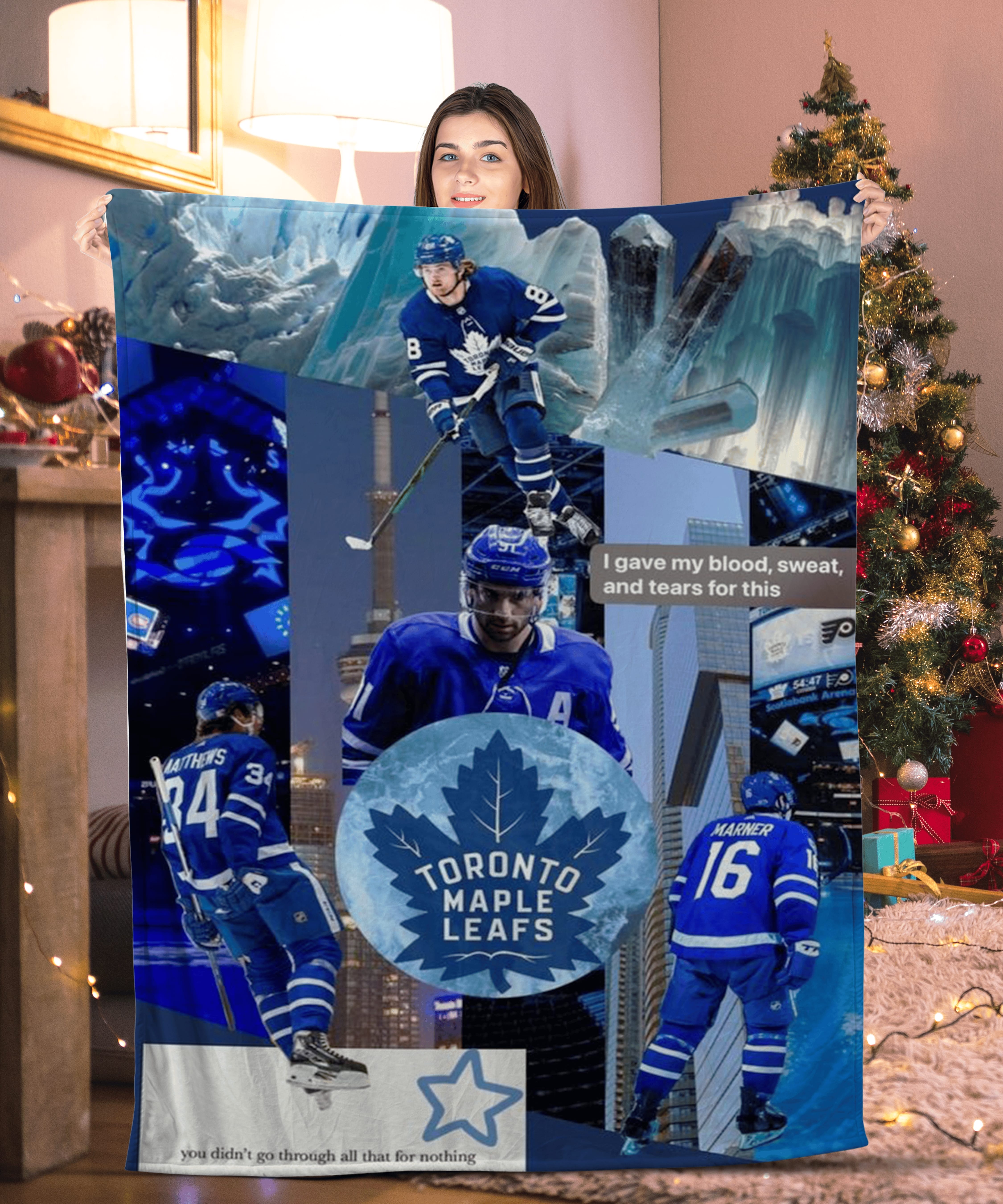 Marner And Mathews Toronto Maple Leafs Blanket