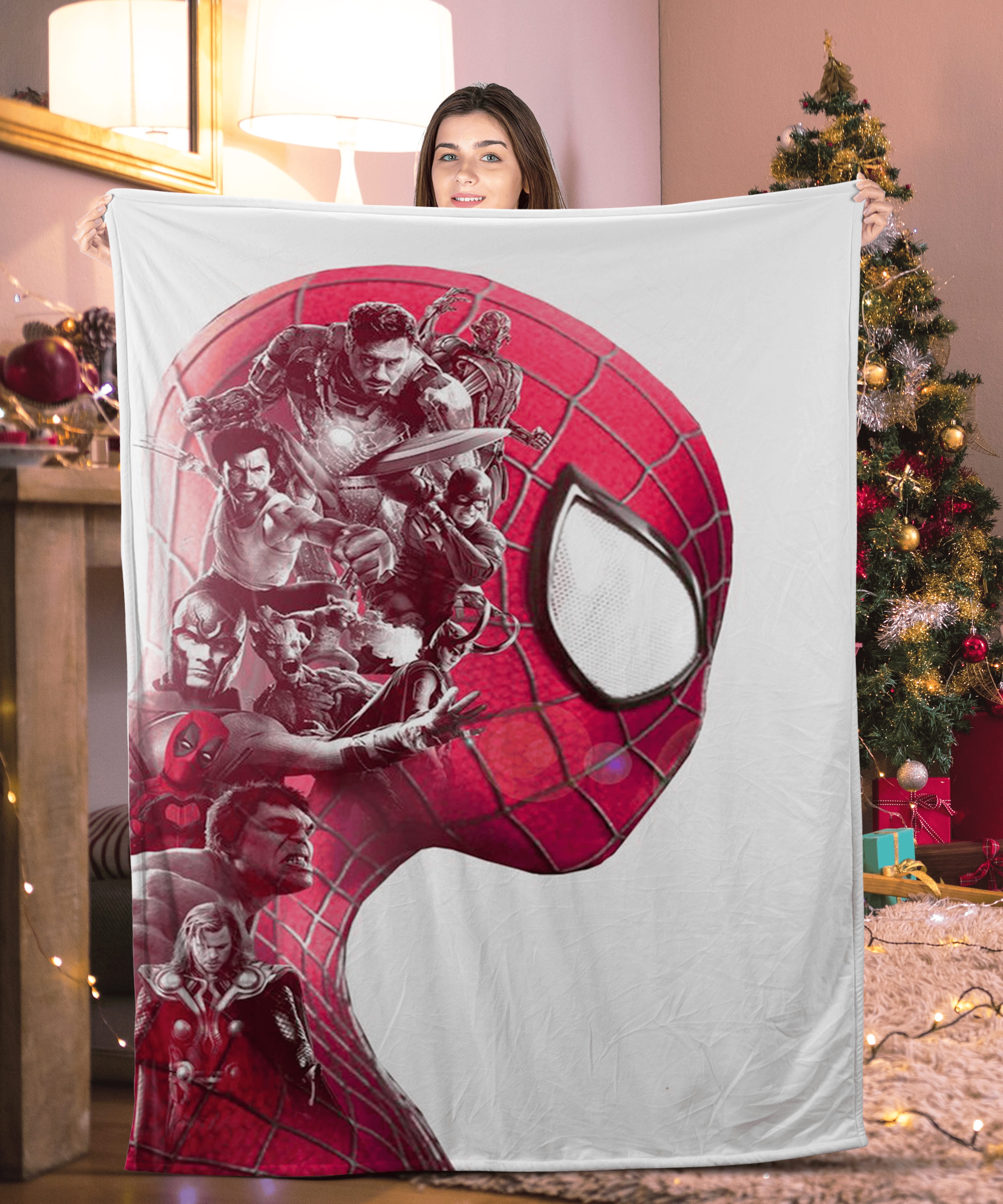 Marvel SuperHero And Spider Man Blanket