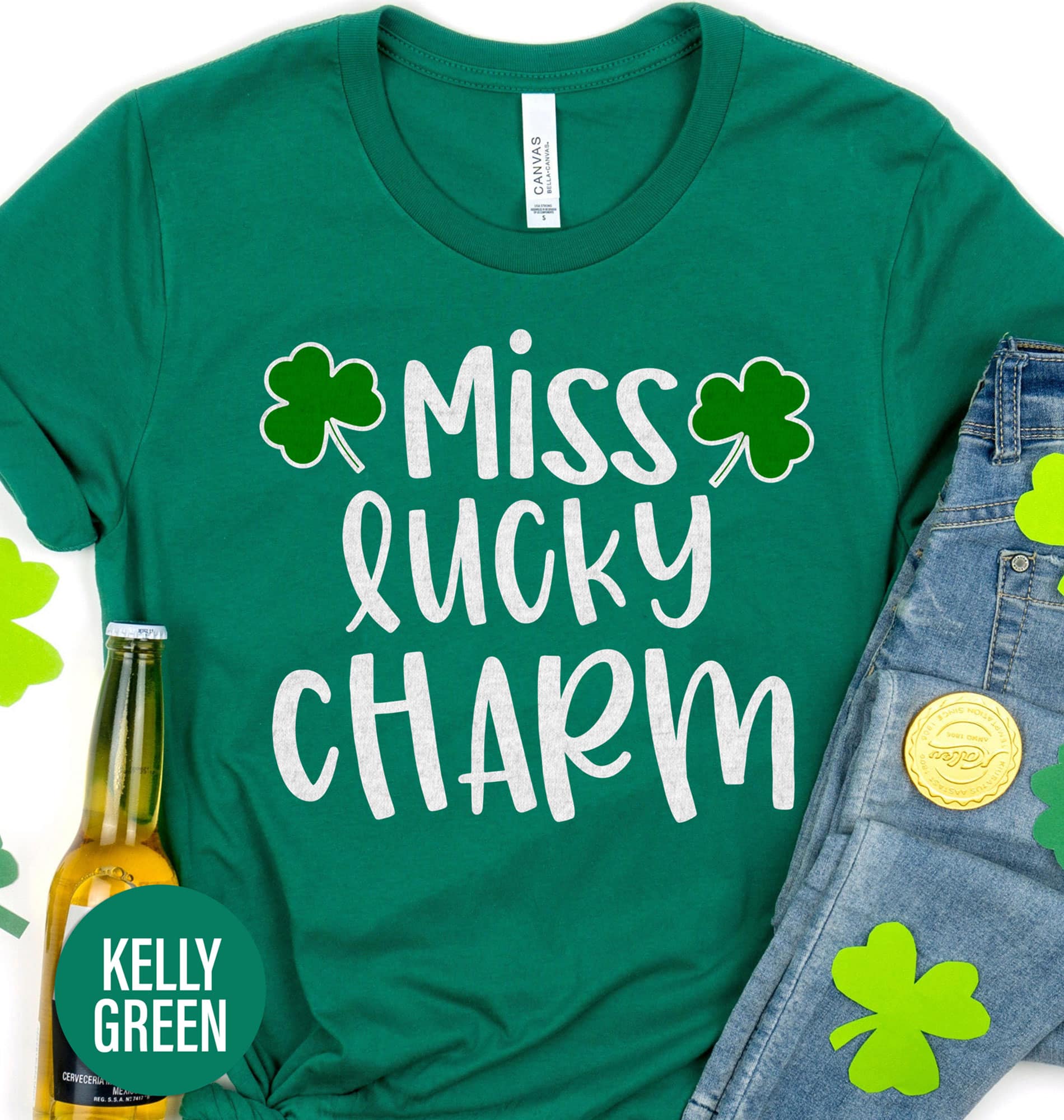 Miss Lucky Charm St. Patrick’s Day T shirt