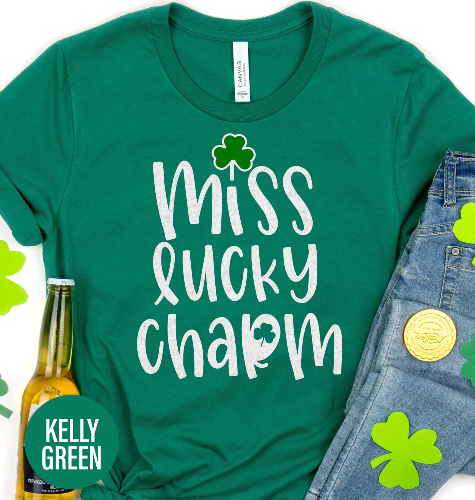 Miss Lucky Charm St. Patrick’s Day T shirt