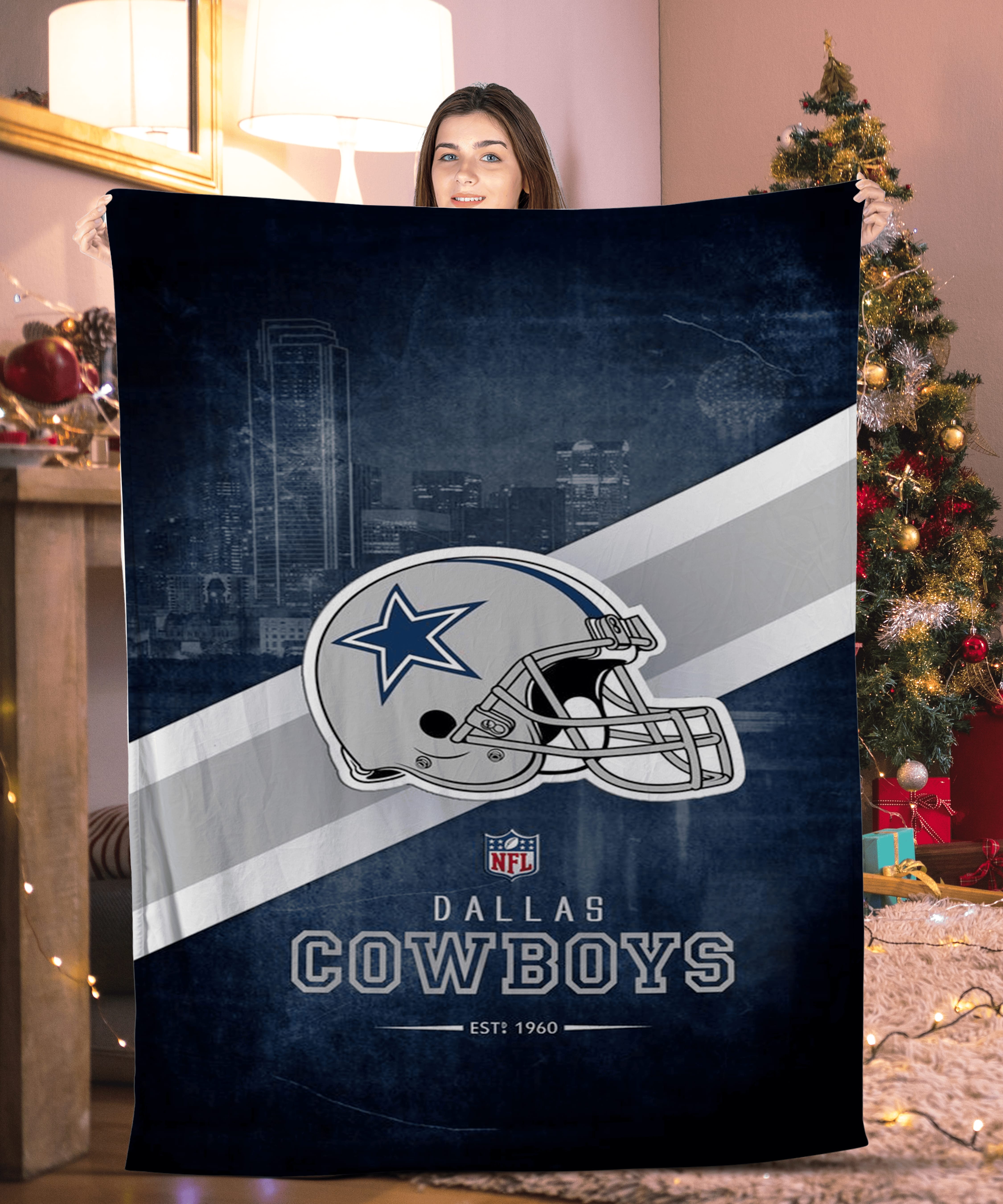 NFL Dallas Cowboys EST 1960 Blanket