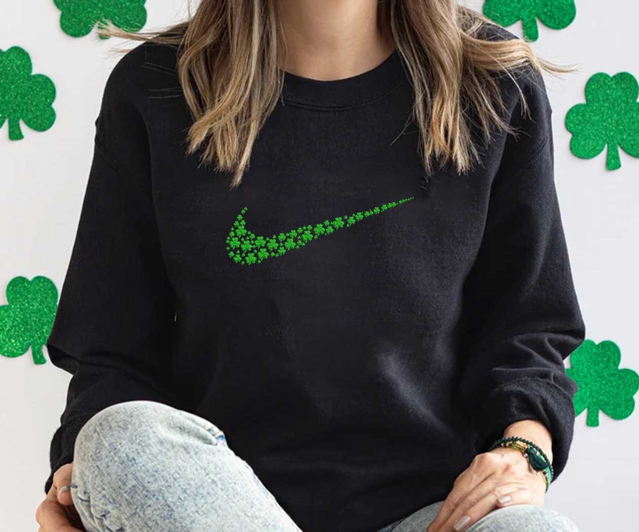 Nike Swoosh Patrick Day Embroidered Shirt