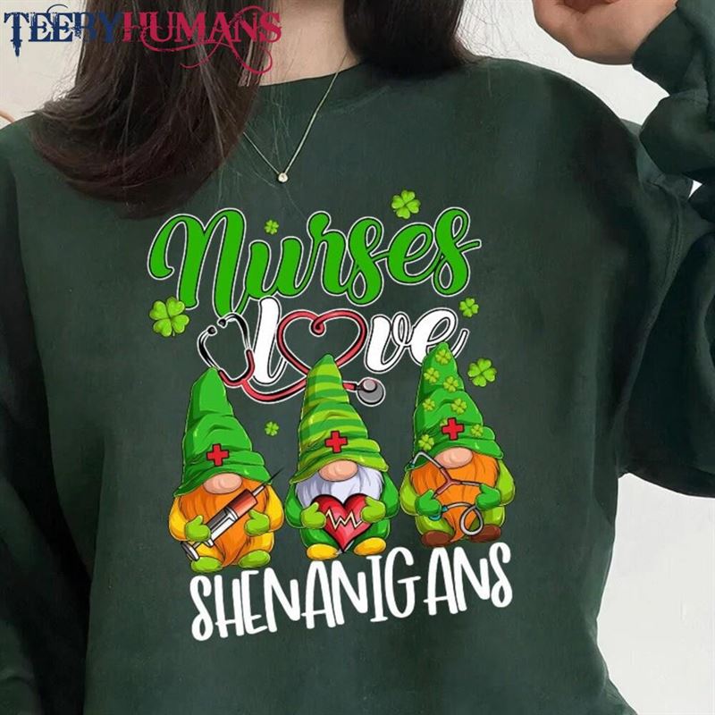 Nurse Shirts St Patrick’s Day Sweatshirt Unisex