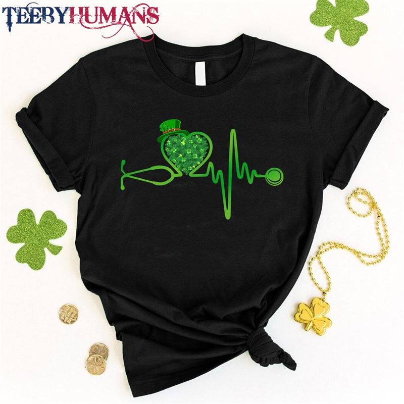 Nurse St Patrick’s Day Shirt Irish Hoodie Classic