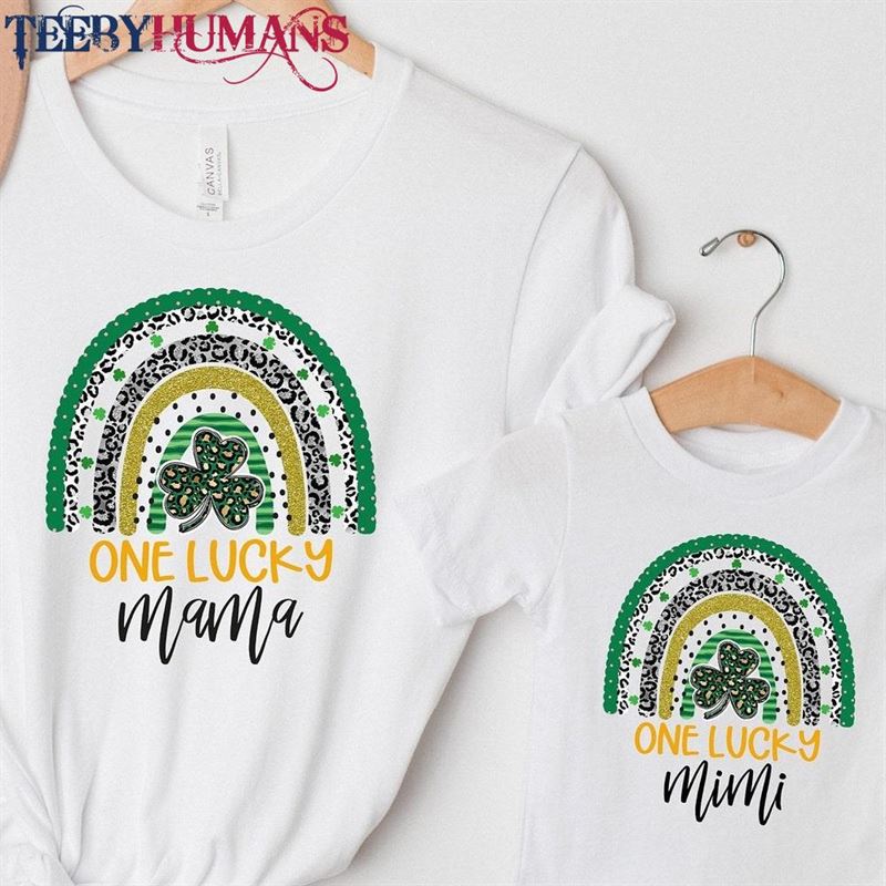 One Luck Mama Shirt Lucky Mini St Patricks Day Sweatshirt Hoodie