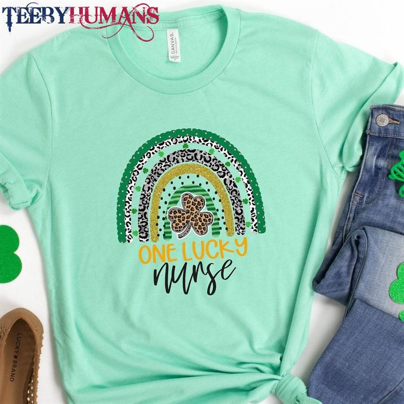 One Lucky Nurse Shirt St Patricks Day For Classic Sweatshirt