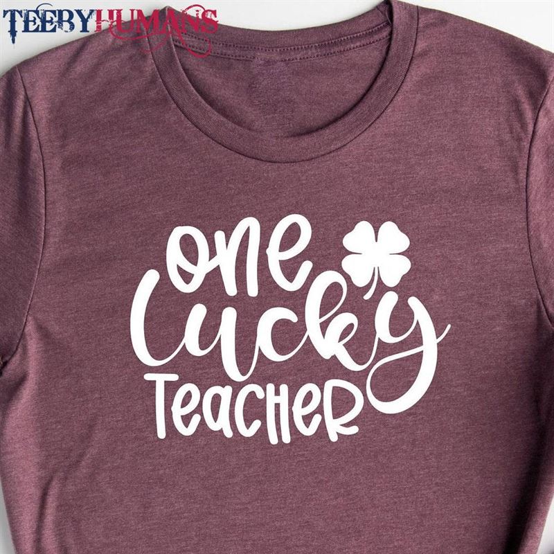 One Lucky Teacher Shirt St Patrick’s Day Unisex Sweatshirt