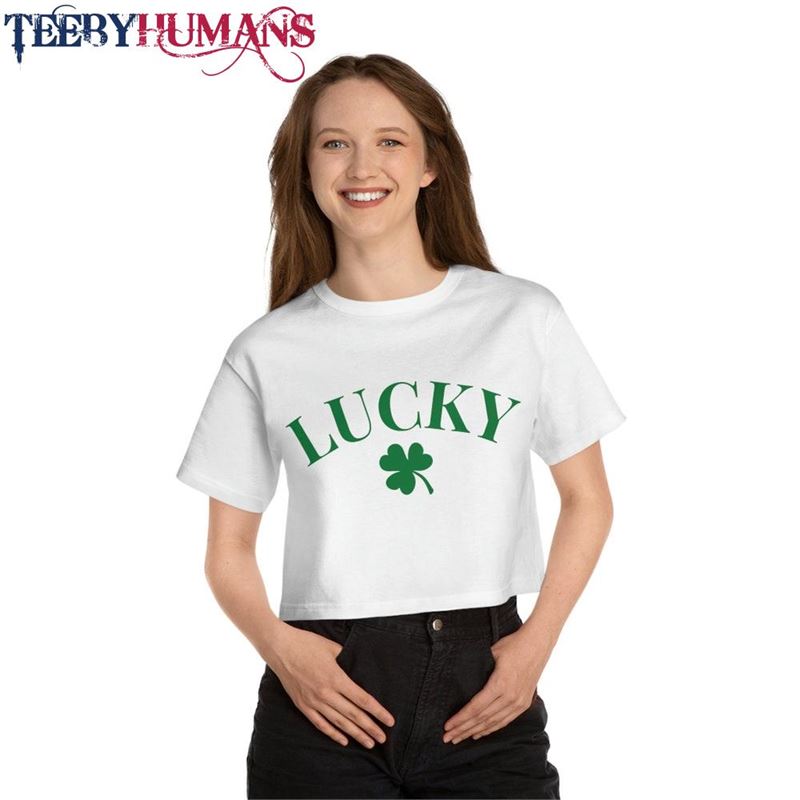 Preppy St Patrick’s Day Champion Women Hoodie Sweatshirt