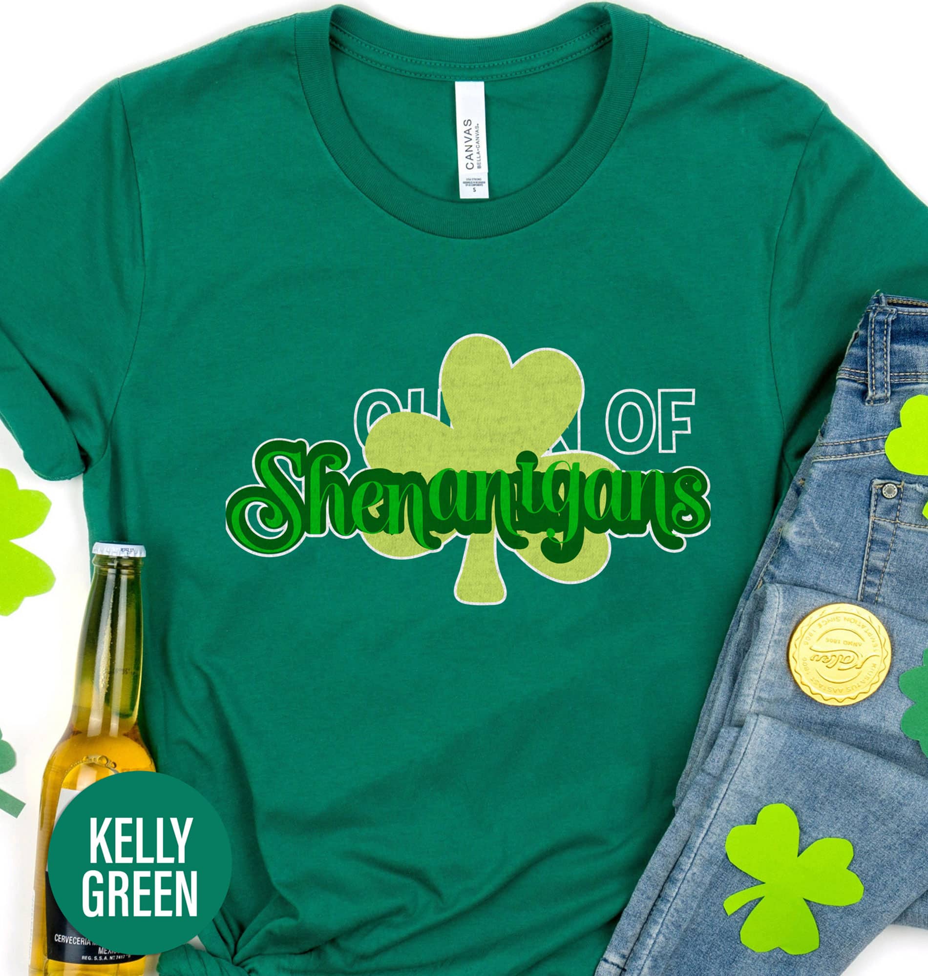 Queen of Shenanigans St. Patrick’s Day T shirt