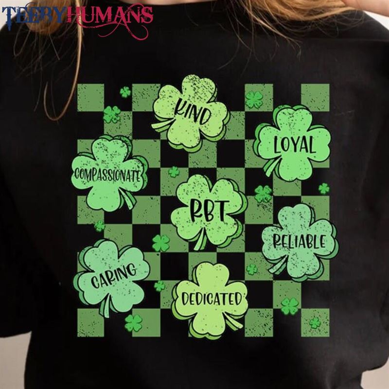 Registered Behavior Technician Shirt Rbt St Patrick’s Day Unisex Sweatshirt