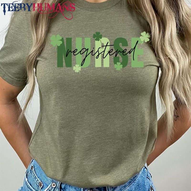 Registered Nurse St Patricks Day Shirt Pattys T-Shirt Rn Paddys Sweatshirt Hoodie