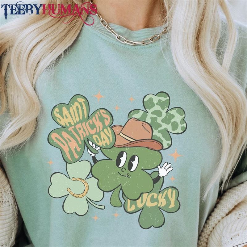 Retro St Patricks Day Comfort Colors Shirt Unisex Sweatshirt