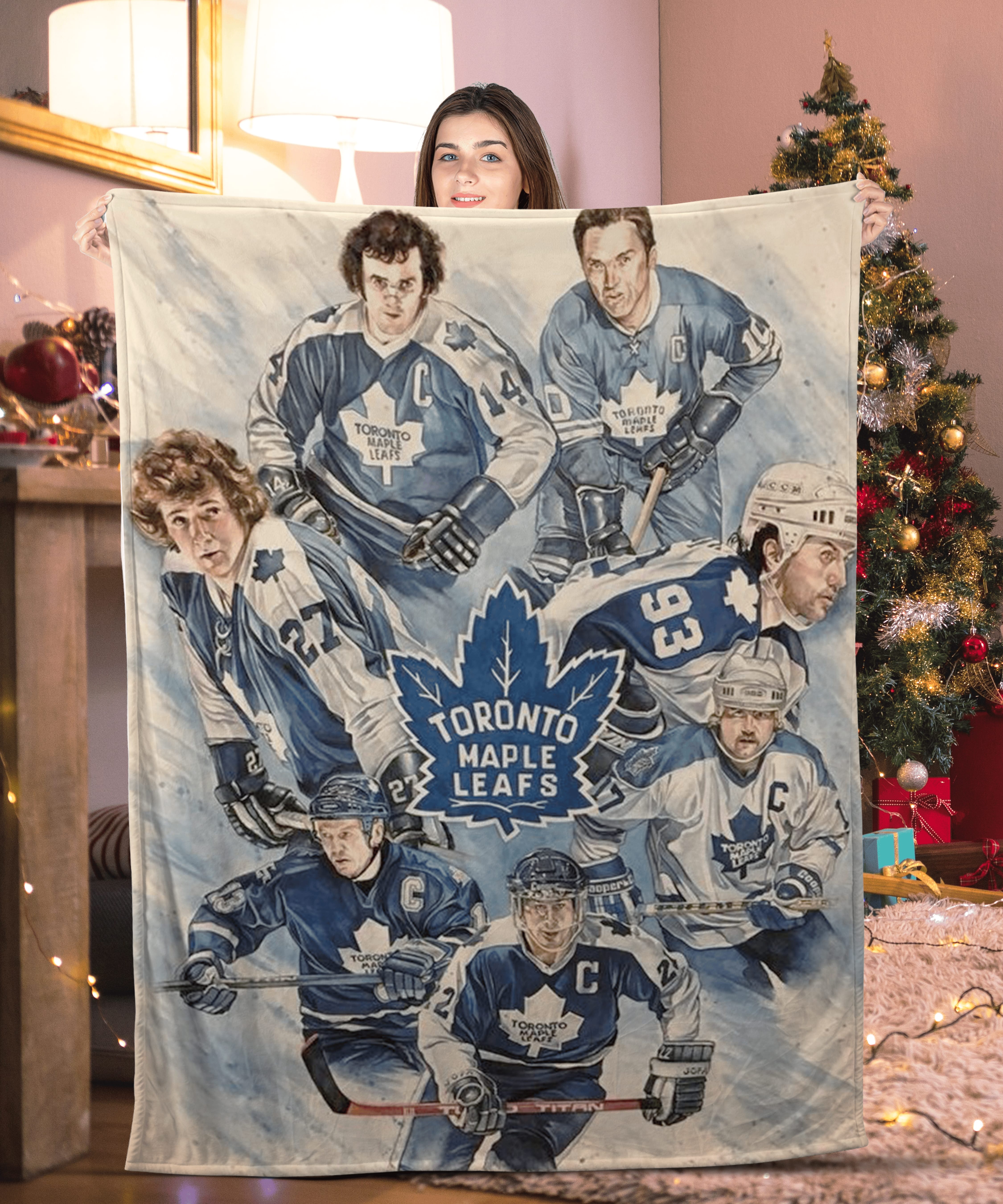 Roster Team Toronto Maple Leafs Blanket