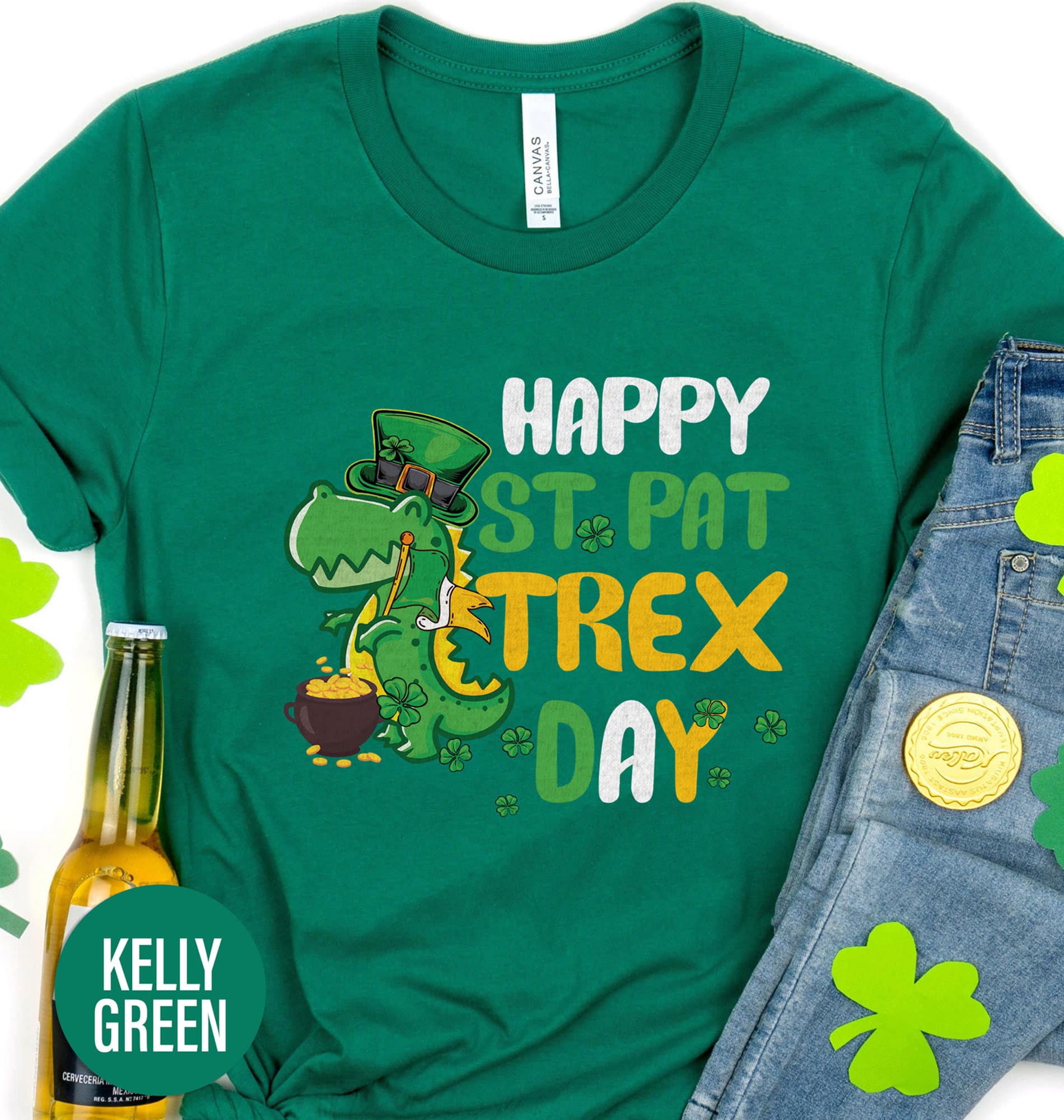 Saint Pat-Rex Day St. Patrick’s Day T shirt