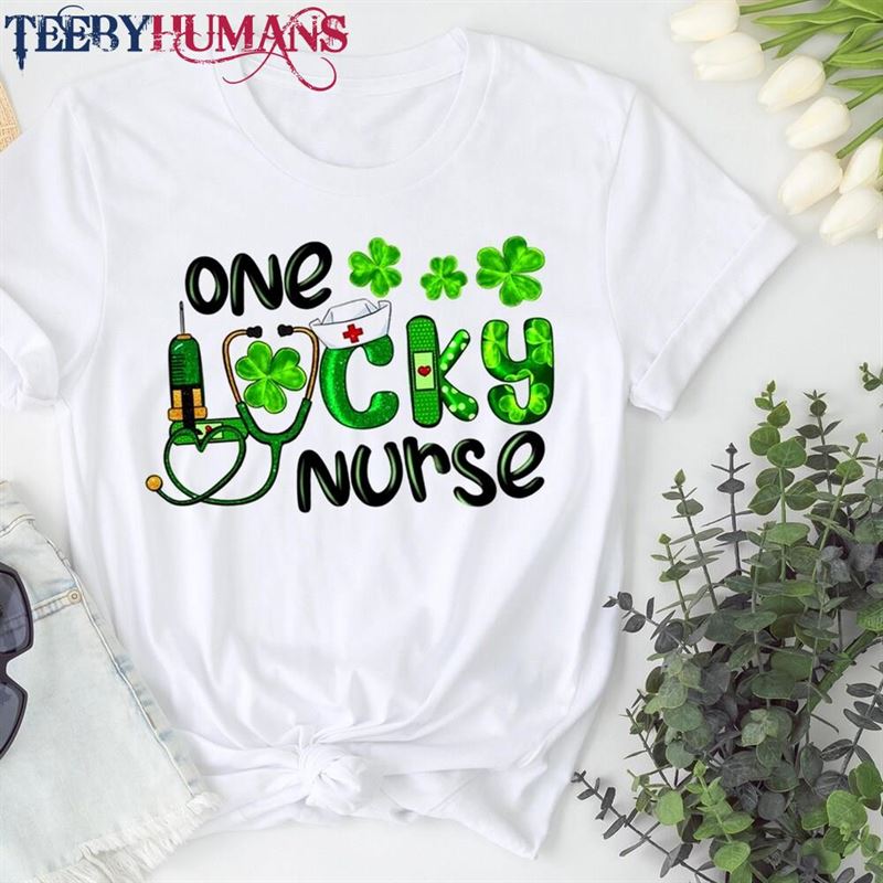 Saint Patrick’s Day One Lucky Nurse Shirt Hoodie Sweatshirt