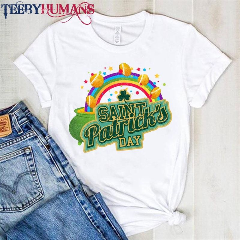 Saint Patrick’s Day T-Shirt Rainbow Classic