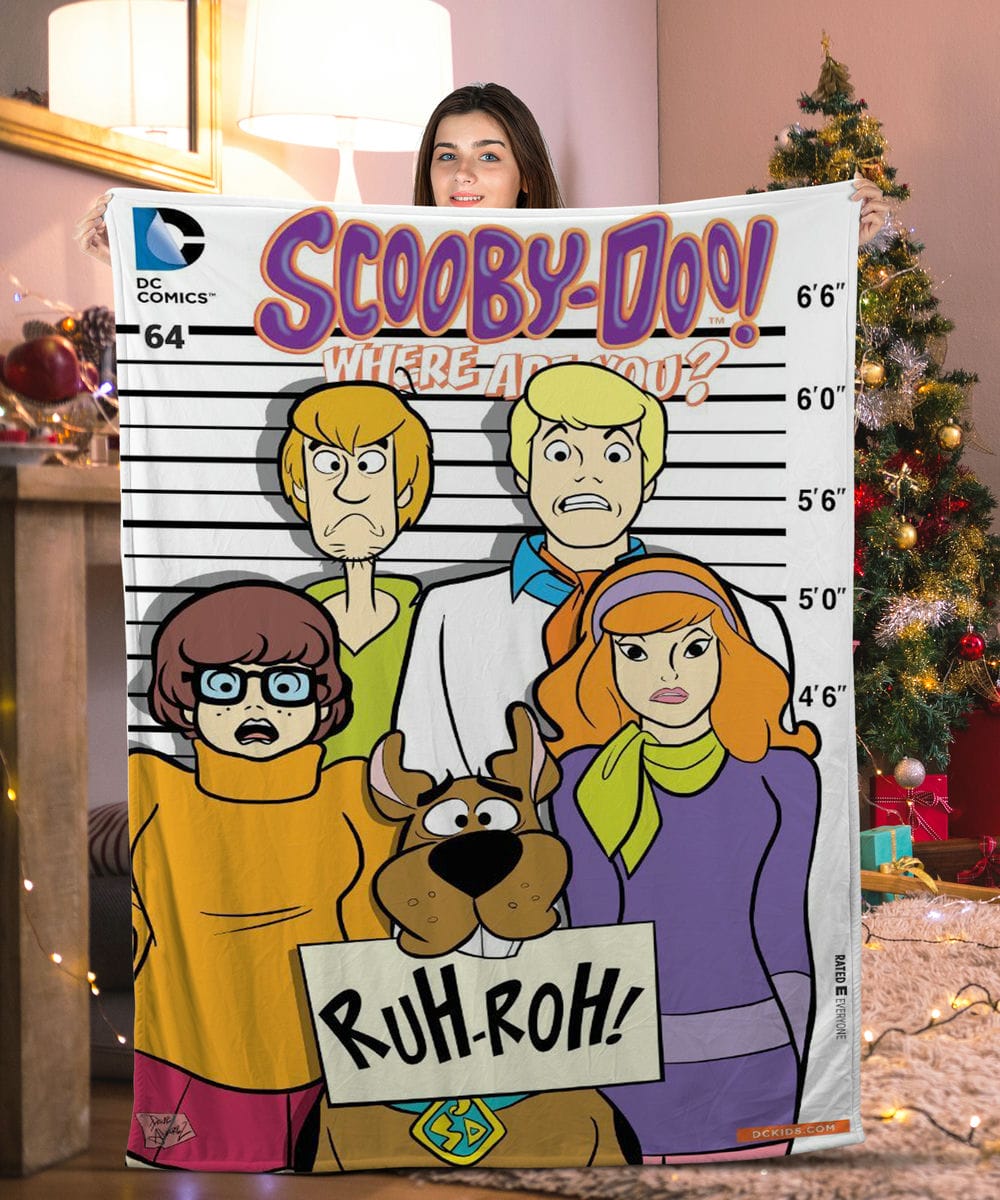 Scared Scooby Doo Scooby Doo Blanket