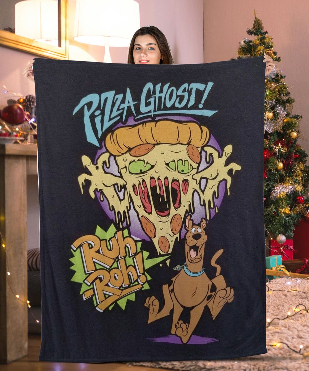 Scooby Doo & Pizza Ghost Scooby Doo Blanket