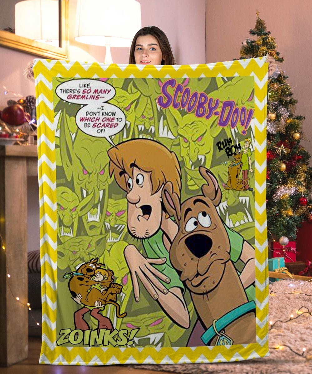 Scooby Doo And Shaggy Quote Scooby Doo Blanket