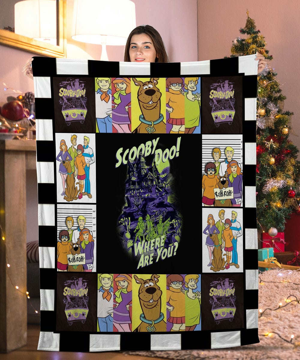 Scooby Doo Where Are You Scooby Doo Blanket