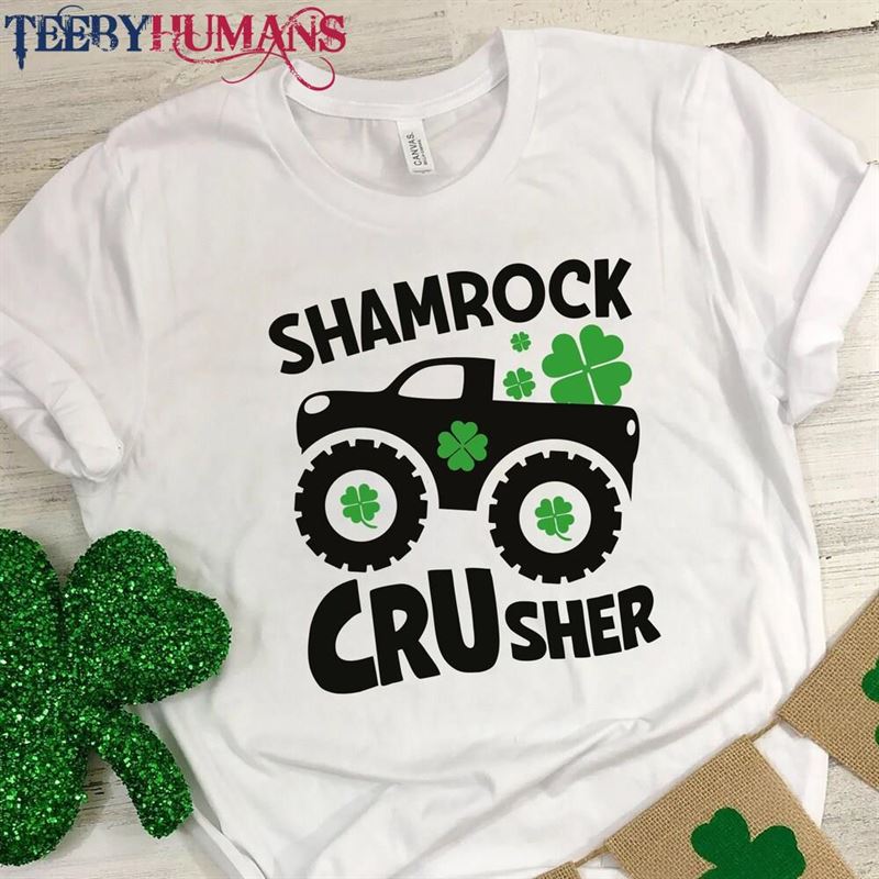 Shamrock Crusher Shirt St Patricks Day Tee Unisex Sweatshirt