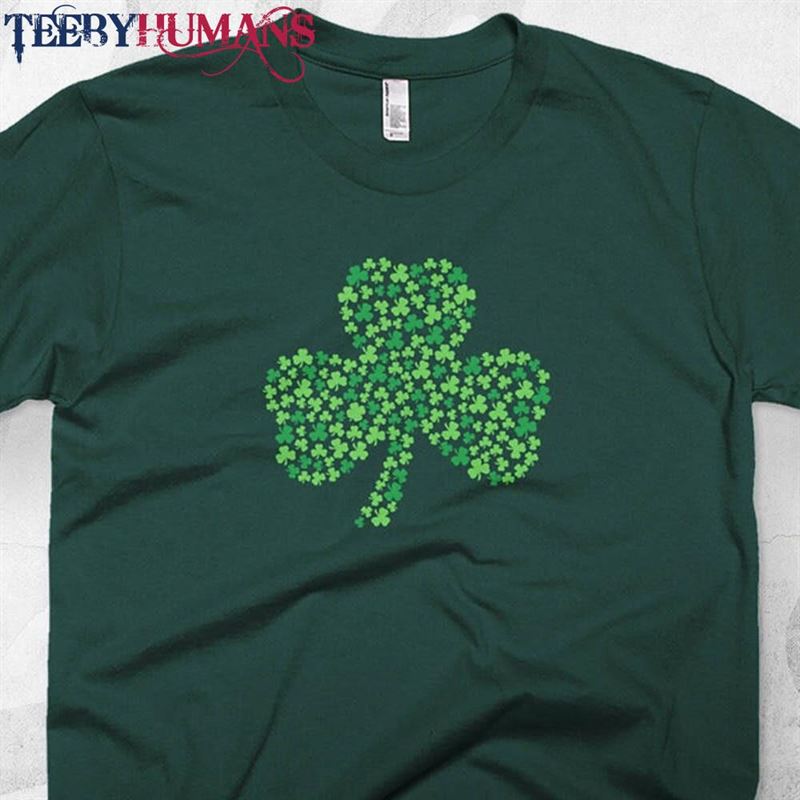 Shamrock Shirt Women St Patricks Day T-Shirt Irish Tee Classic Unisex