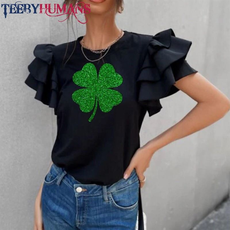 Shamrock Tee St Patricks Day Shirt Womens Paddys Unisex T-Shirt