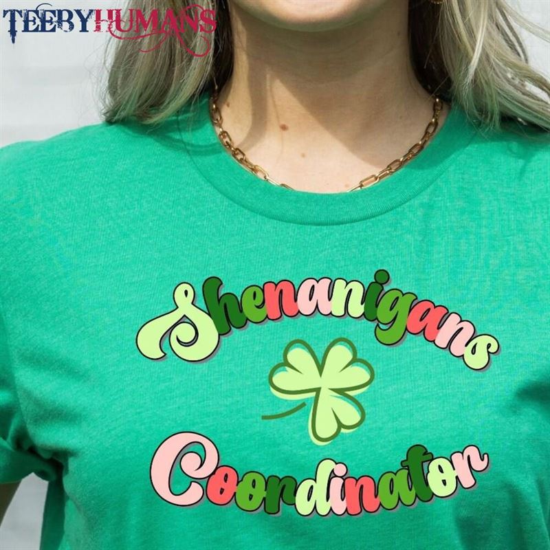 Shenanigans Coordinator Shirt St Patricks Day Drinking Classic Sweatshirt